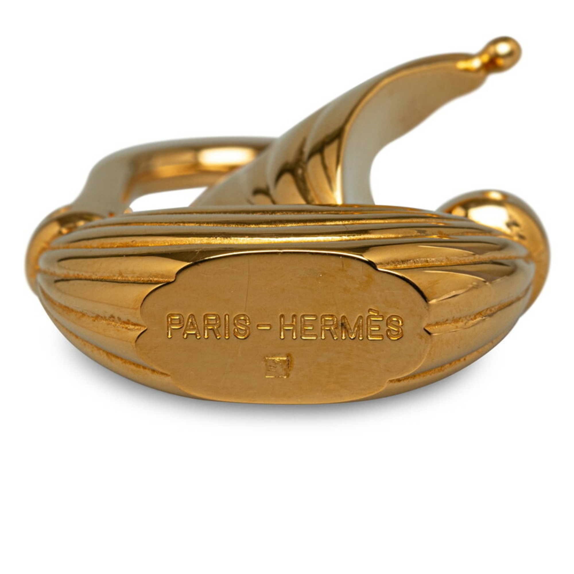 Hermes Paris Air, Wind, Sailing Ship, Yacht, Padlock, Gold Plated, Women's, HERMES