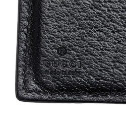 Gucci GG Marmont Bi-fold Wallet 42876 Black Gold Leather Women's GUCCI