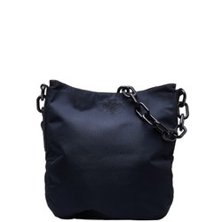 Prada Bag Handbag B6429 Navy Nylon Plastic Women's PRADA