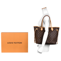 Louis Vuitton Neverfull MM Tote Bag Monogram Canvas M40995 Beige RFID/SF0251