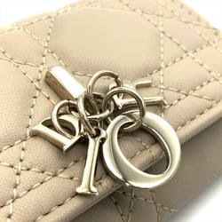 Christian Dior Dior Miss Key Case Lambskin Cannage 4-Row Ring