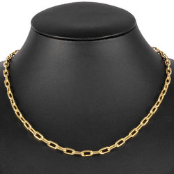 Cartier Spartacus Chain Necklace 70083225 K18YG 46cm 26.5g Women's
