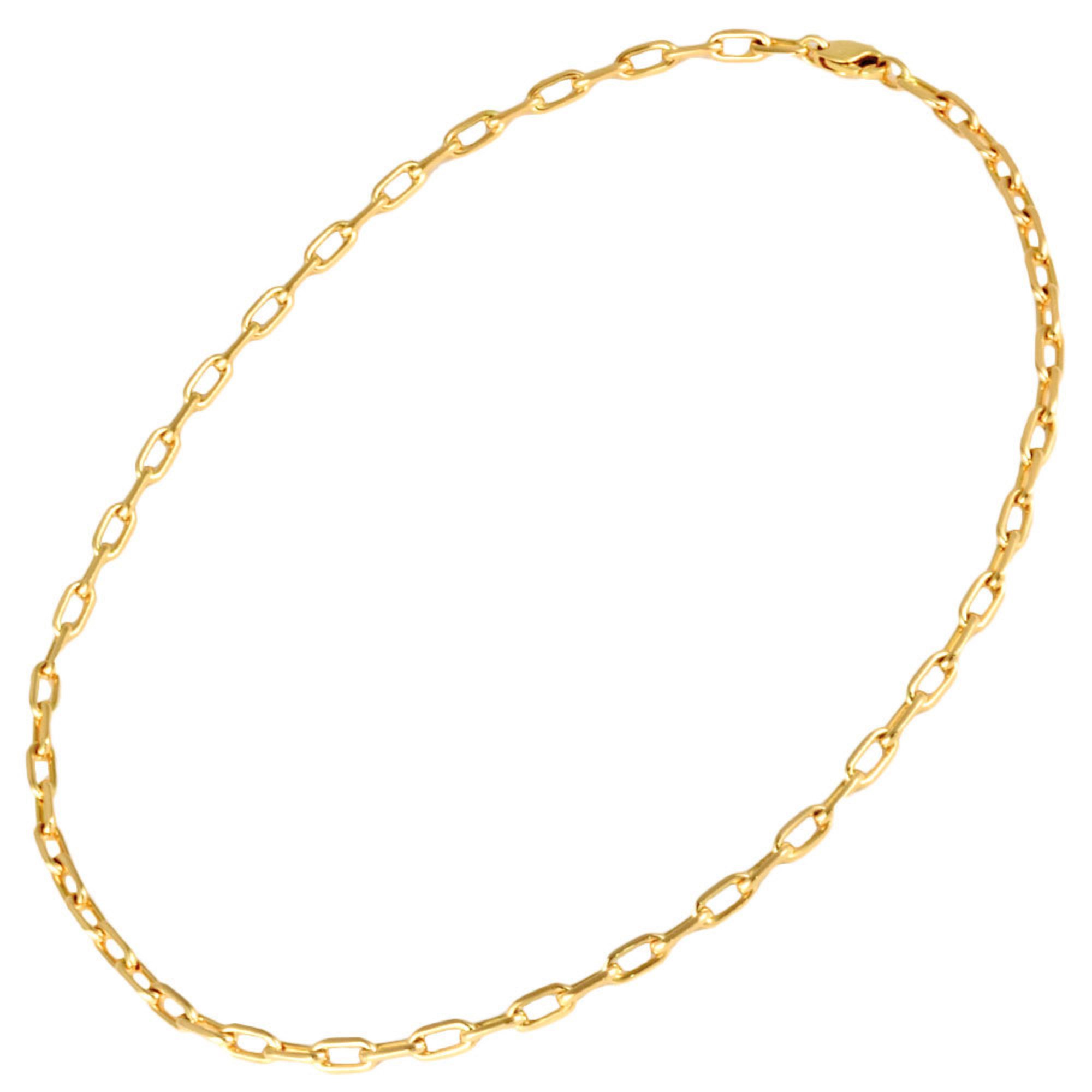 Cartier Spartacus Chain Necklace 70083225 K18YG 46cm 26.5g Women's