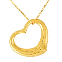 Tiffany & Co. Heart Large Necklace K18YG Women's