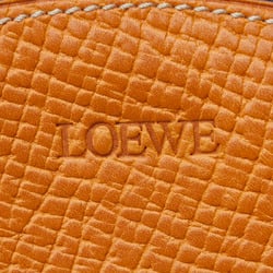 LOEWE Coin Case, Brown Leather, Women's