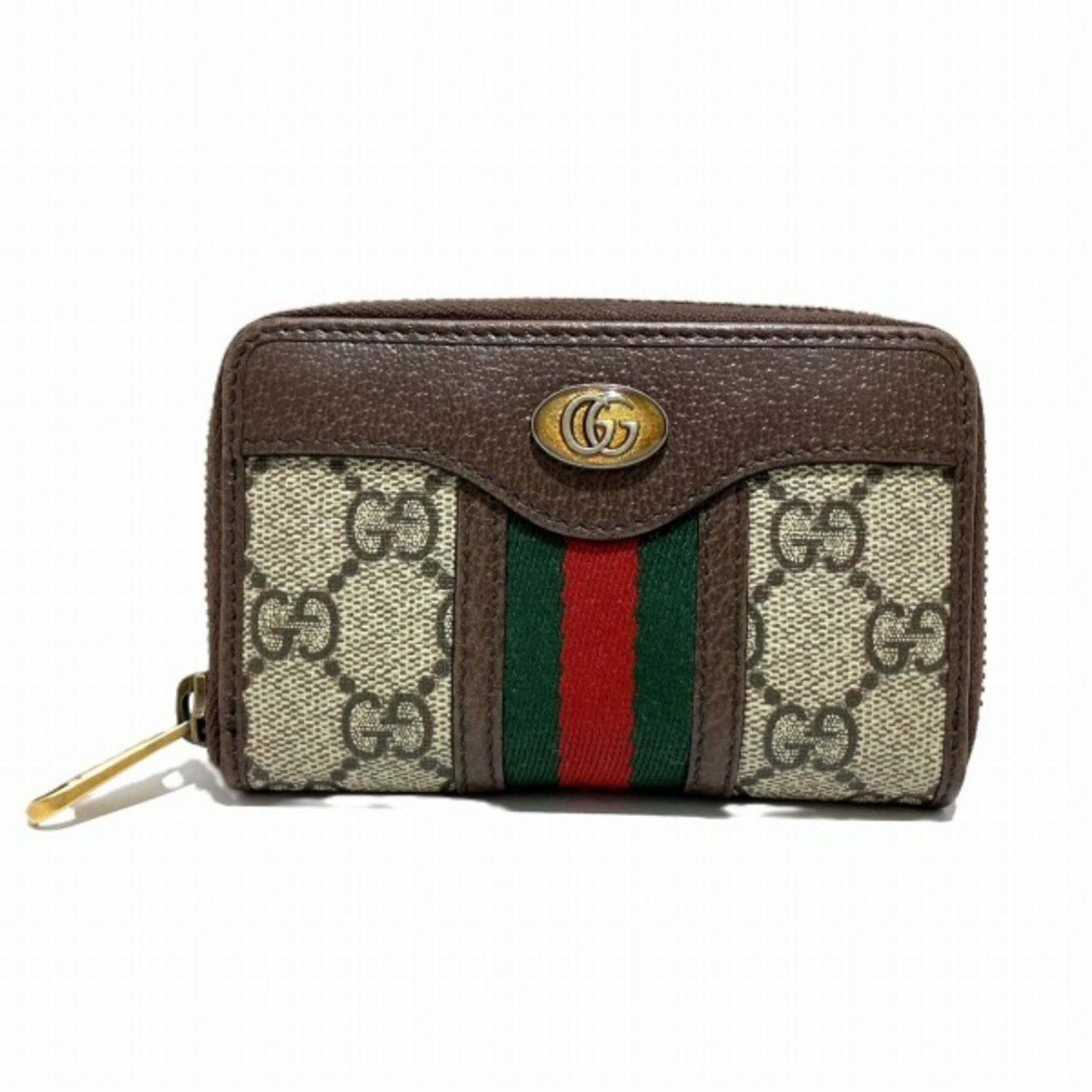 GUCCI GG Supreme Ophidia Coin Case 597613 Unisex Wallet