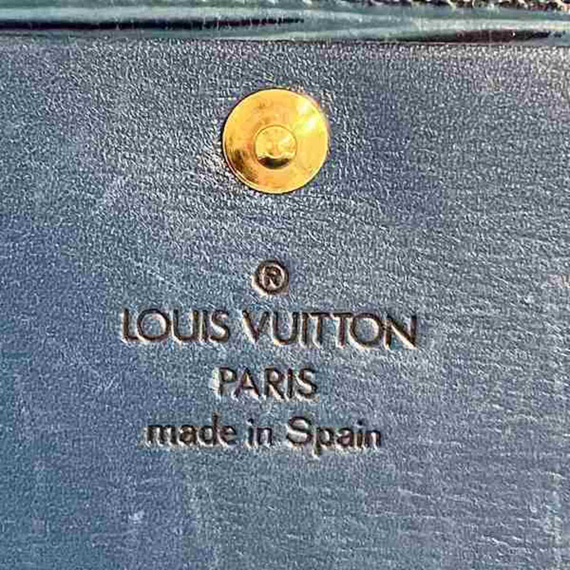 Louis Vuitton Epi Pochette Porte Monnaie Credit M63575 Toledo Blue Long Wallet Unisex