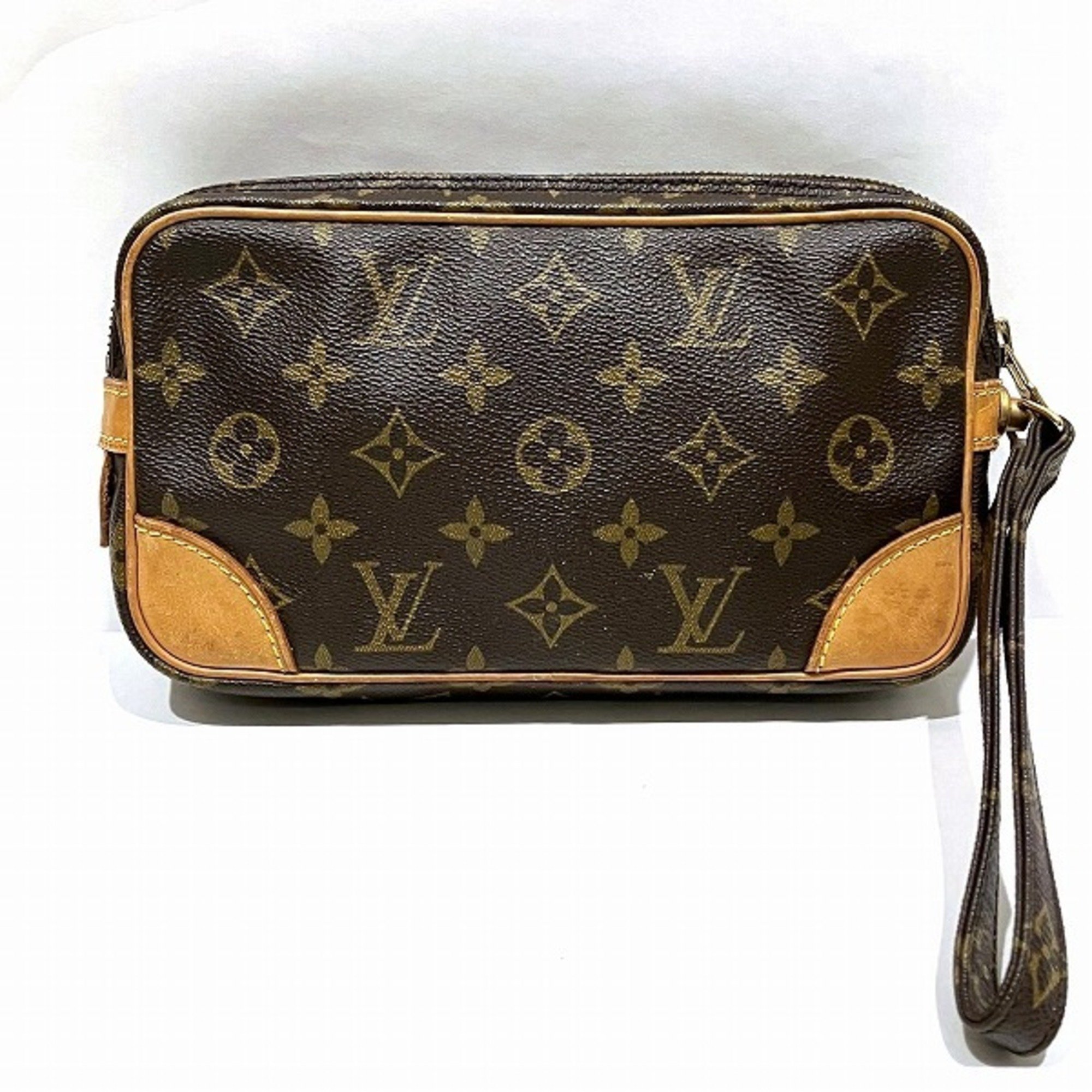 Louis Vuitton Monogram Marly Dragonne PM M51827 Bag Clutch Unisex