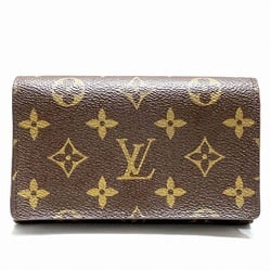 Louis Vuitton Monogram Porte Monnaie Tresor M61730 Bi-fold Wallet Unisex