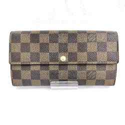 Louis Vuitton Damier Portefeuille Sarah N61734 Long Wallet Unisex