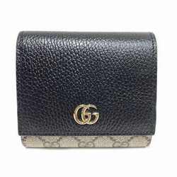 GUCCI GG Supreme Marmont 598587 0416 Bi-fold wallet for women
