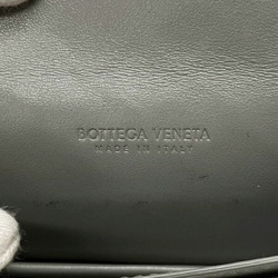 Bottega Veneta Intrecciato Grey Accessory Business Card Holder for Women