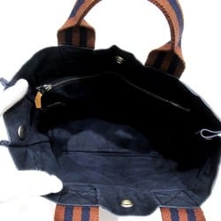 Hermes Foultou PM Navy Bag Tote Women's