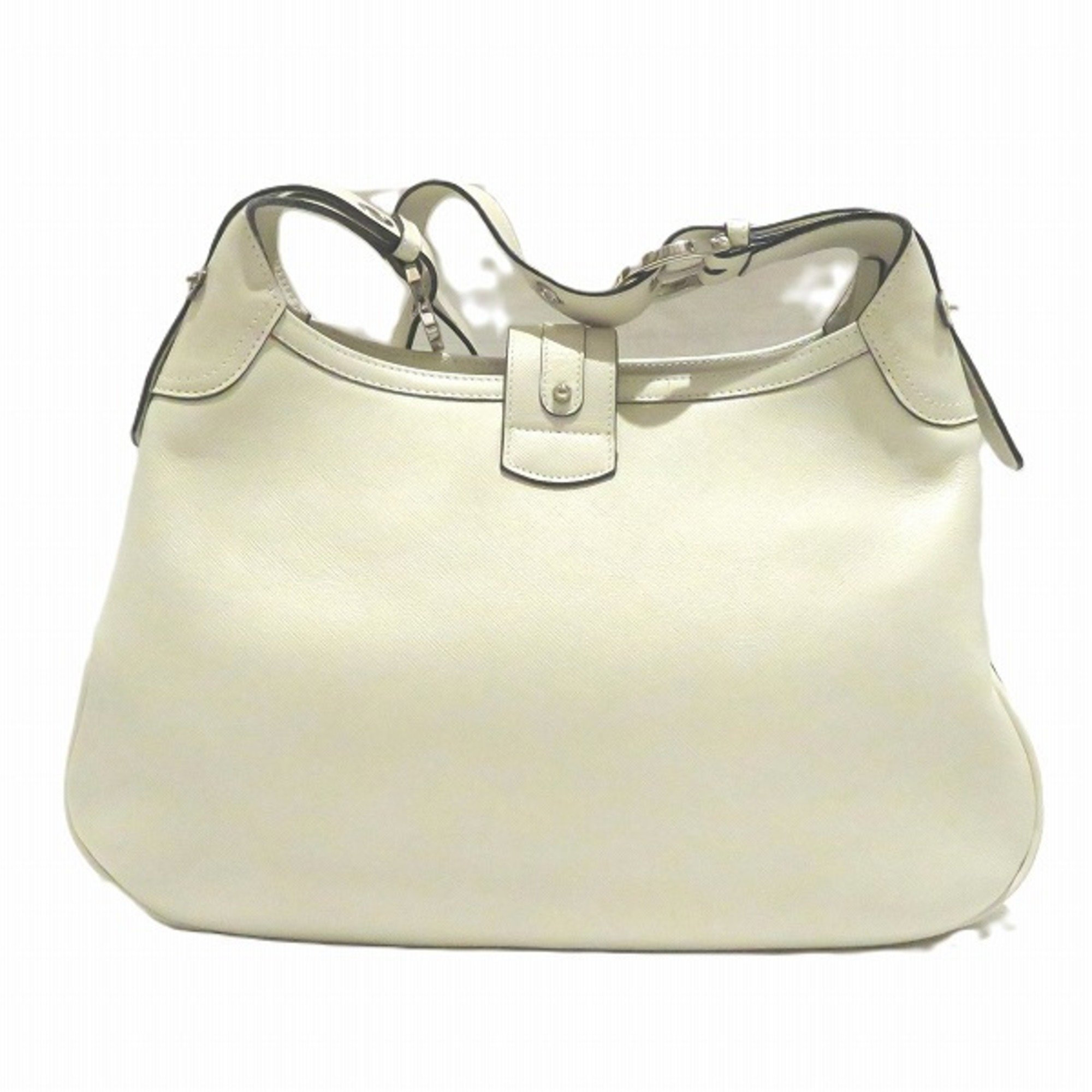 Salvatore Ferragamo Ferragamo Gancini Off-White AU21 6322 Bag Shoulder Women's