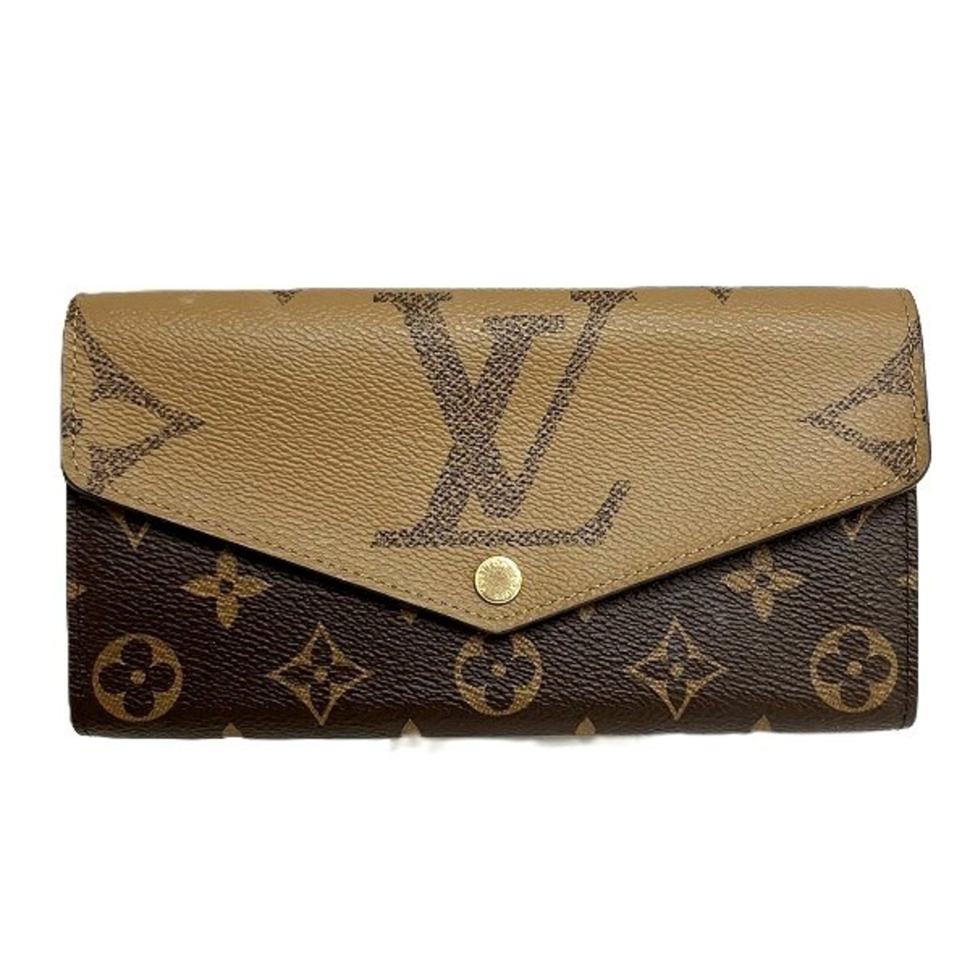 Louis Vuitton Monogram Giant Portefeuille Sarah M80726 Long Wallet Bi-fold for Women