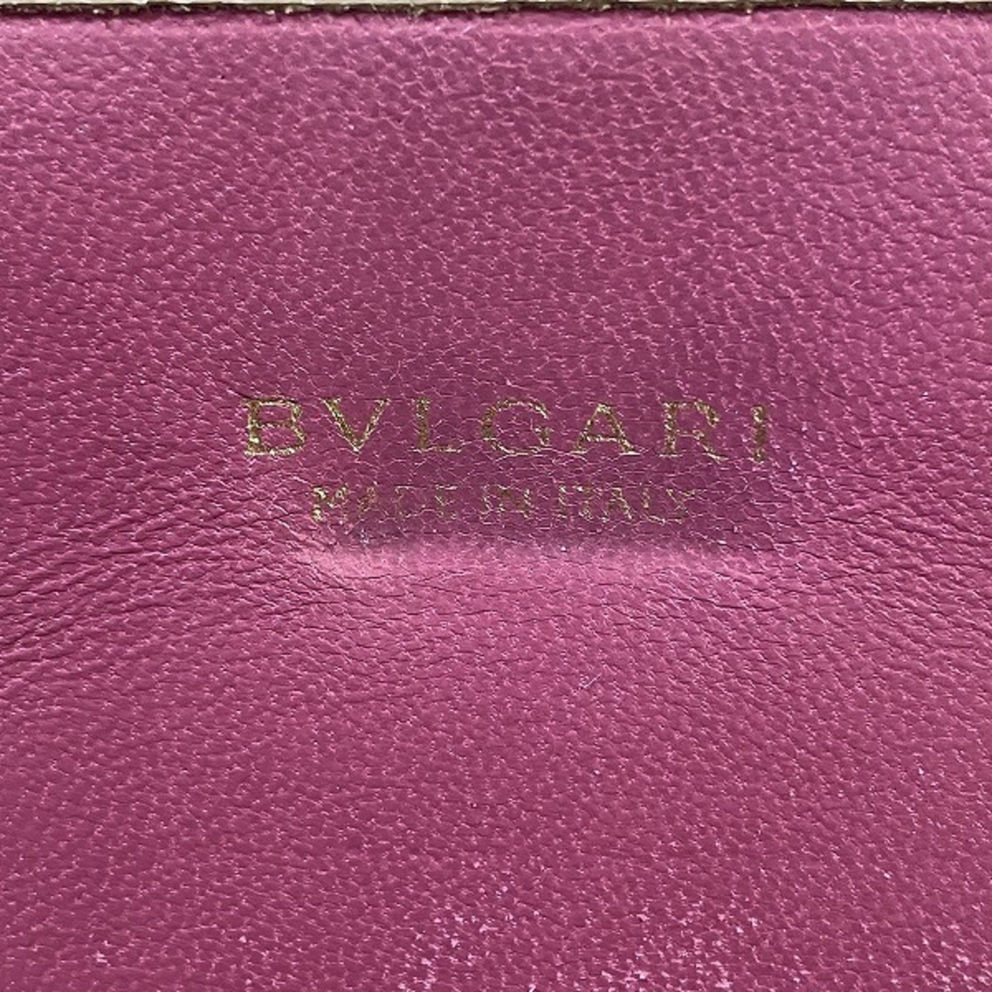 BVLGARI Large Wallet 280526 Long Bi-fold for Women