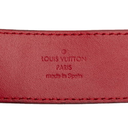 Louis Vuitton Monogram New Wave Santur Belt 32/80 M0096 Red Multicolor Leather Women's LOUIS VUITTON