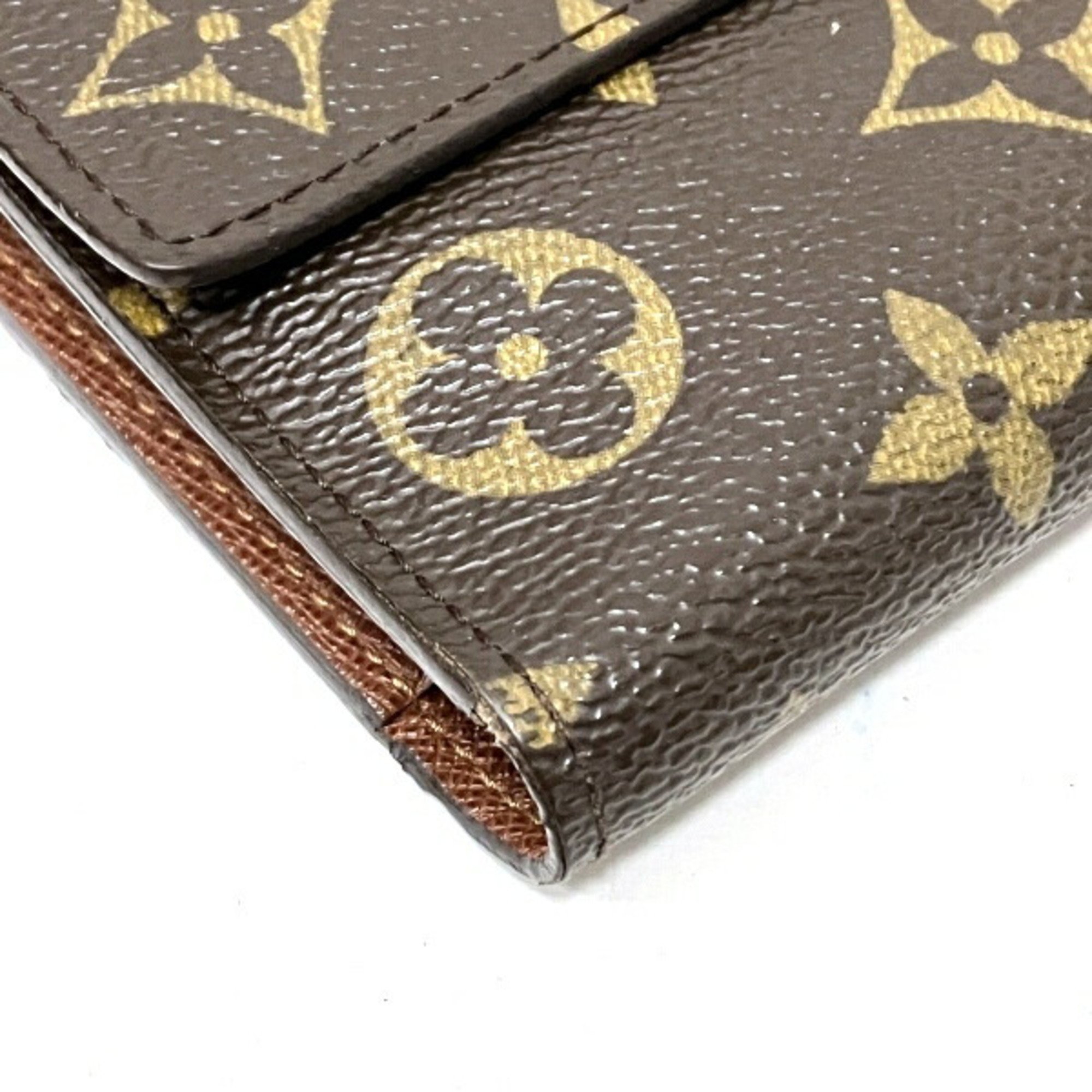 Louis Vuitton Monogram Portefeuille International M61217 Long Wallet Tri-fold for Men and Women