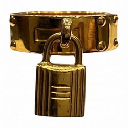 Hermes Kelly Padlock Motif Gold Accessory Scarf Ring for Women