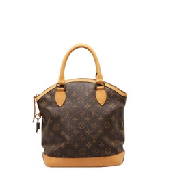 Louis Vuitton Monogram Lockit Tote Bag Handbag M40102 Brown PVC Leather Women's LOUIS VUITTON