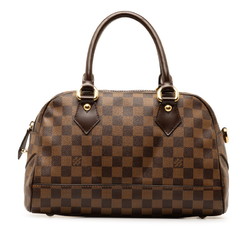 Louis Vuitton Damier Duomo Handbag Boston Bag N60008 Brown PVC Leather Women's LOUIS VUITTON