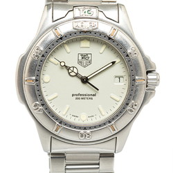 TAG Heuer Professional 200m Watch 999.706 Quartz Grey Dial Stainless Steel Men's HEUER