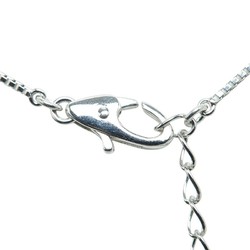 Celine K18WG White Gold Diamond Ring Venetian Chain Necklace Women's CELINE