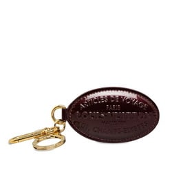 Louis Vuitton Vernis Portecle Article de Voyage Keyring M66472 Amaranth Purple Patent Leather Women's LOUIS VUITTON