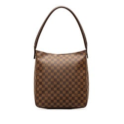 Louis Vuitton Damier Looping GM Special Order Shoulder Bag Handbag N51144 Brown PVC Leather Women's LOUIS VUITTON