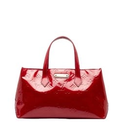 Louis Vuitton Monogram Vernis Wilshire PM Handbag M93642 Pomme d'Amour Red Patent Leather Women's LOUIS VUITTON