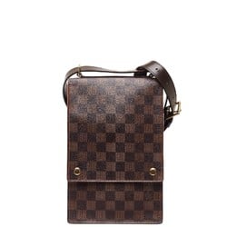 Louis Vuitton Damier Portobello Shoulder Bag N45271 Brown PVC Leather Women's LOUIS VUITTON