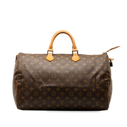 Louis Vuitton Monogram Speedy 40 Boston Bag Travel M41522 Brown PVC Leather Women's LOUIS VUITTON