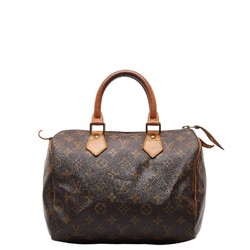 Louis Vuitton Monogram Speedy 25 Boston Bag Handbag M41528 Brown PVC Leather Women's LOUIS VUITTON