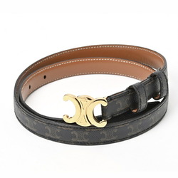 CELINE Small Triomphe Belt 45AX6 Canvas #75 S-155609