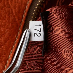 Prada Tote Bag BR4482 Orange Leather Women's PRADA