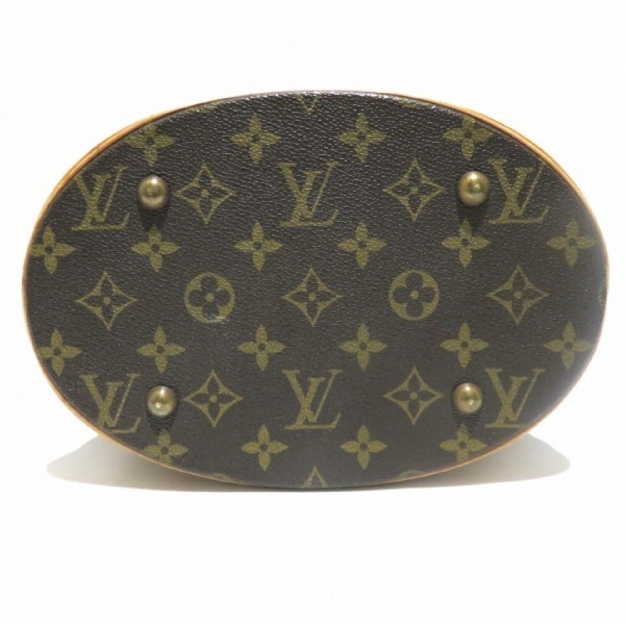 Louis Vuitton Monogram Petit Bucket M42238 Bag Tote Women's