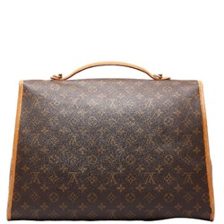 Louis Vuitton Monogram Beverly MM Handbag Bag M51120 Brown PVC Leather Men's LOUIS VUITTON