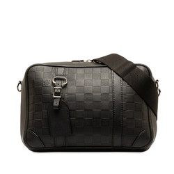 Louis Vuitton Damier Infini Sirius Shoulder Bag N45286 Black PVC Leather Women's LOUIS VUITTON