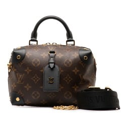Louis Vuitton Monogram Macassar Petite Marsuple Shoulder Bag Handbag M45571 Brown PVC Leather Women's LOUIS VUITTON
