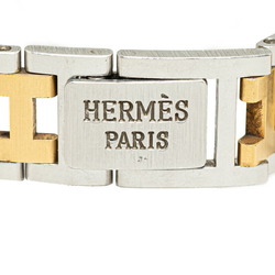 Hermes Windsor Date Watch Quartz Ivory Dial Stainless Steel Women's HERMES