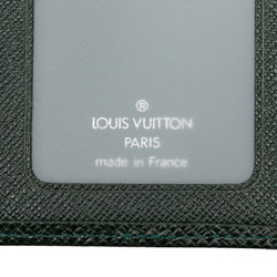 Louis Vuitton Taiga Porte Carte Vertical Card Case Pass M30494 Episea Green Leather Men's LOUIS VUITTON