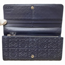 LOEWE Anagram G0501EQ017-G0517 Flap Embossed Long Wallet Bi-fold for Men