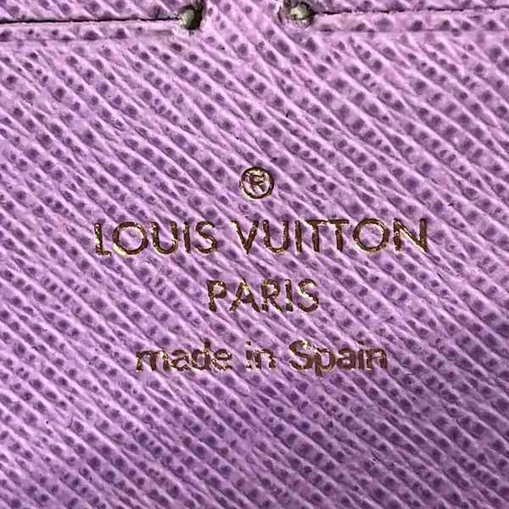 Louis Vuitton Damier Les Illustres Collection N63004 Zippy Wallet Long for Women