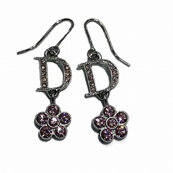 Christian Dior Dior rhinestone flower motif earrings, accessories, earrings for women