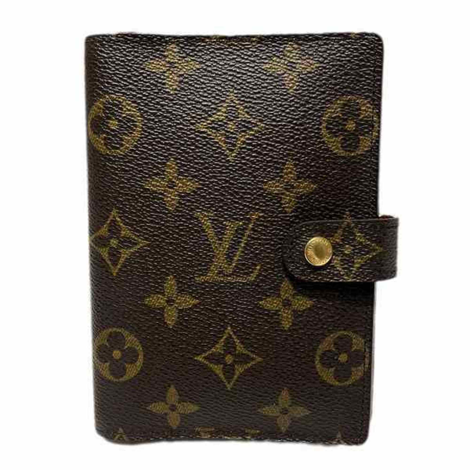 Louis Vuitton Monogram Agenda PM R20005 6-Hole Binder, Small Items, Notebook Cover, Unisex