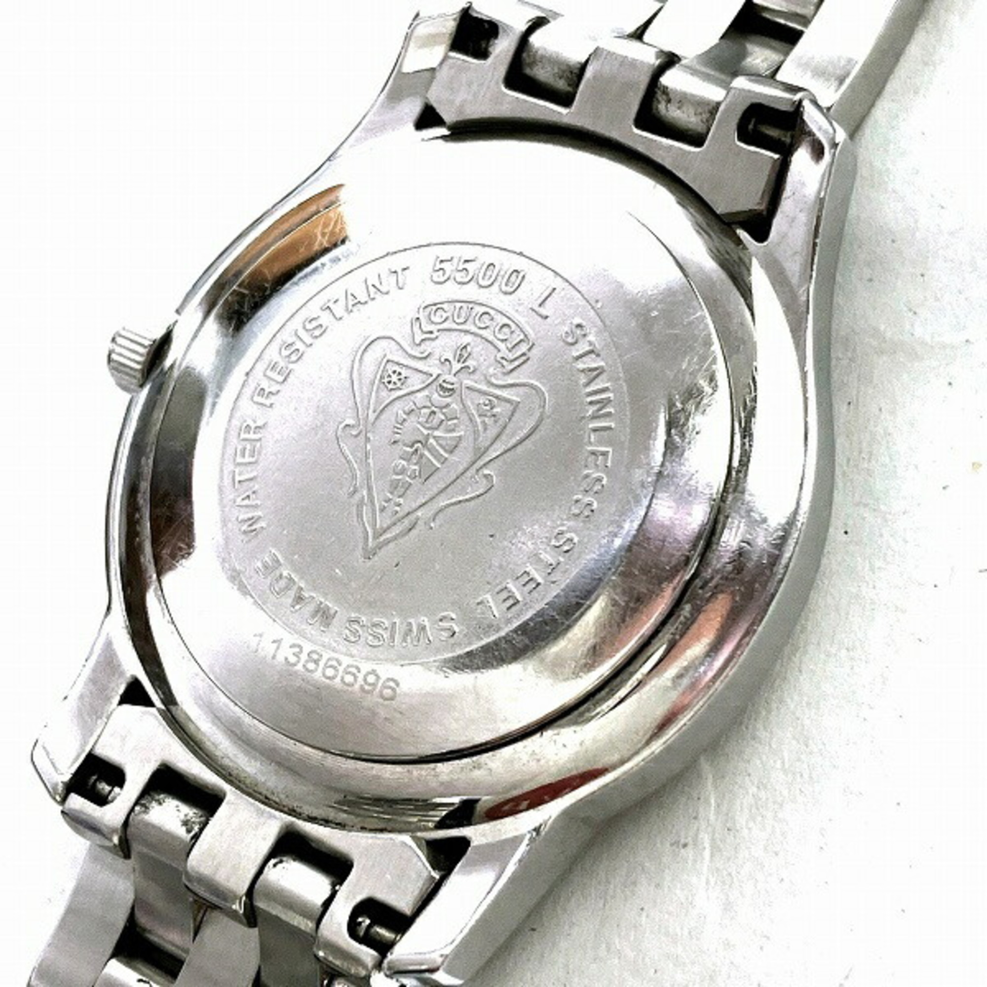 Gucci 5500L Quartz Silver Dial Watch Women's