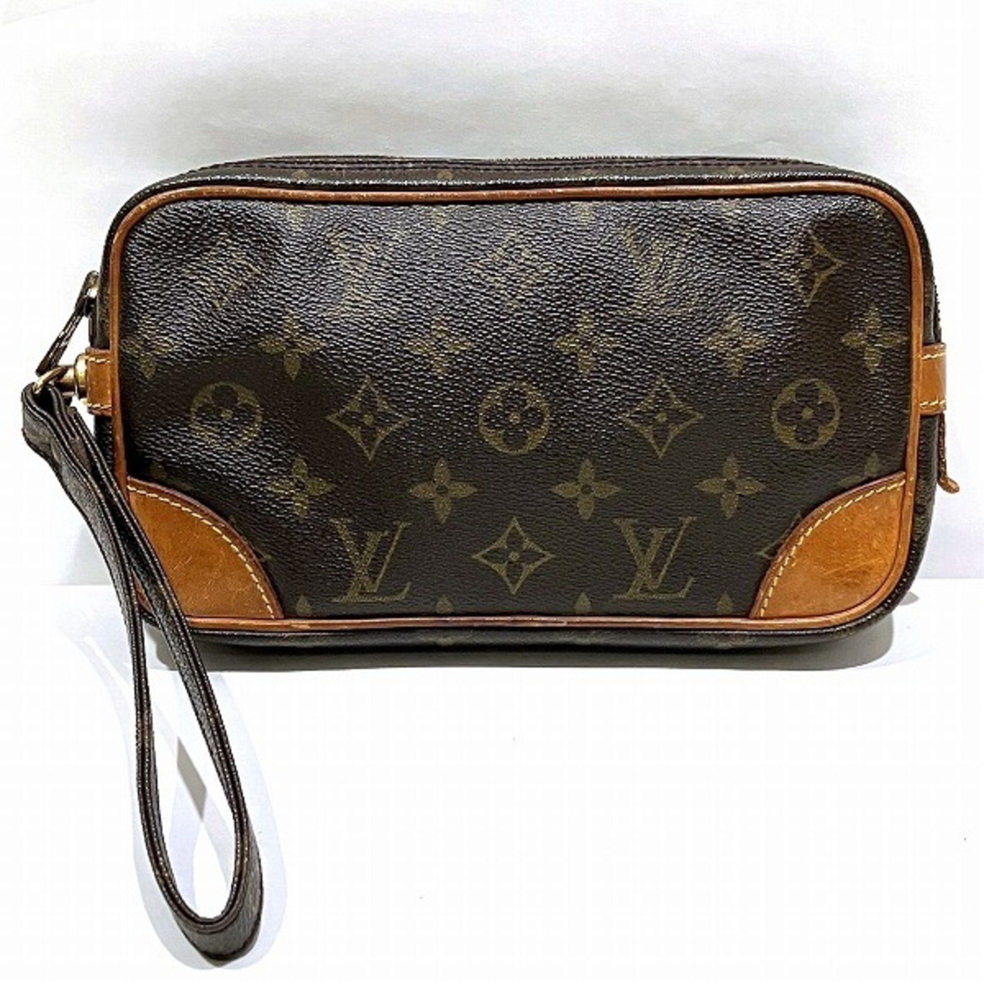 Louis Vuitton Monogram Marly Dragonne PM M51827 Bag Clutch Unisex