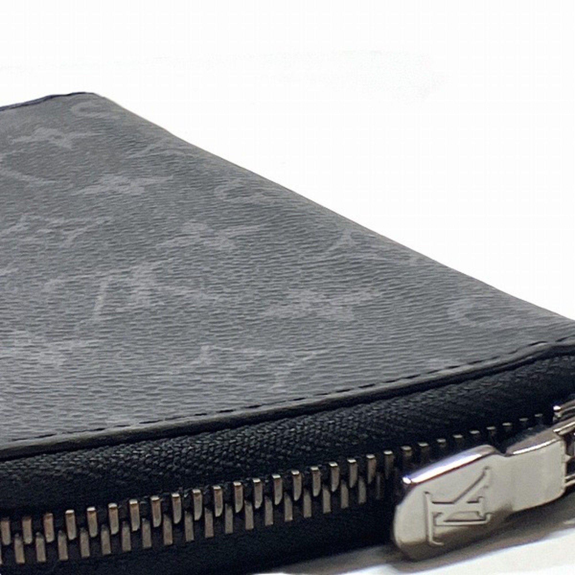 Louis Vuitton Monogram Eclipse Zippy Wallet Vertical M62295 Long for Men