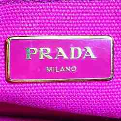 PRADA Canapa B2439G Pink Canvas Bag Tote for Women