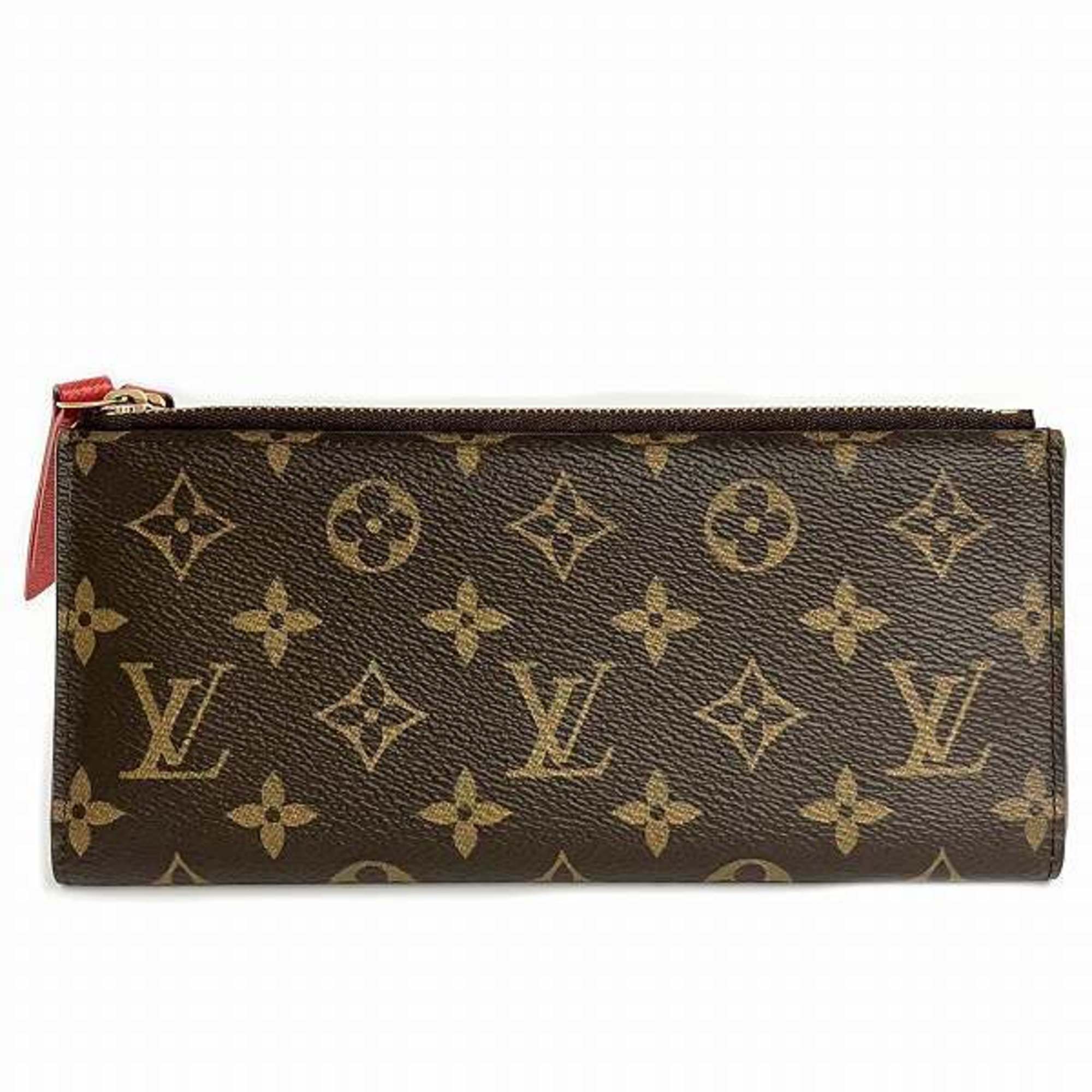 Louis Vuitton Monogram Portefeuille Adele M61287 Long Wallet Bi-fold Unisex